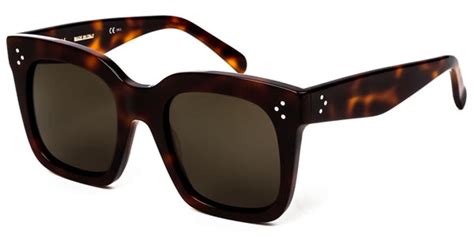 Celine CL41076/S Tilda 05L/1E Sunglasses Tortoiseshell 